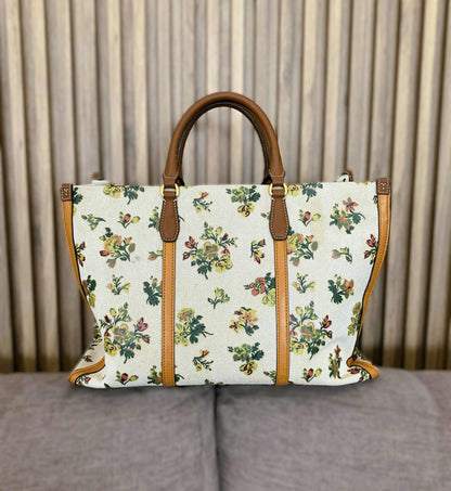 Tory Burch Blake Printed Canvas Jumbo Tote