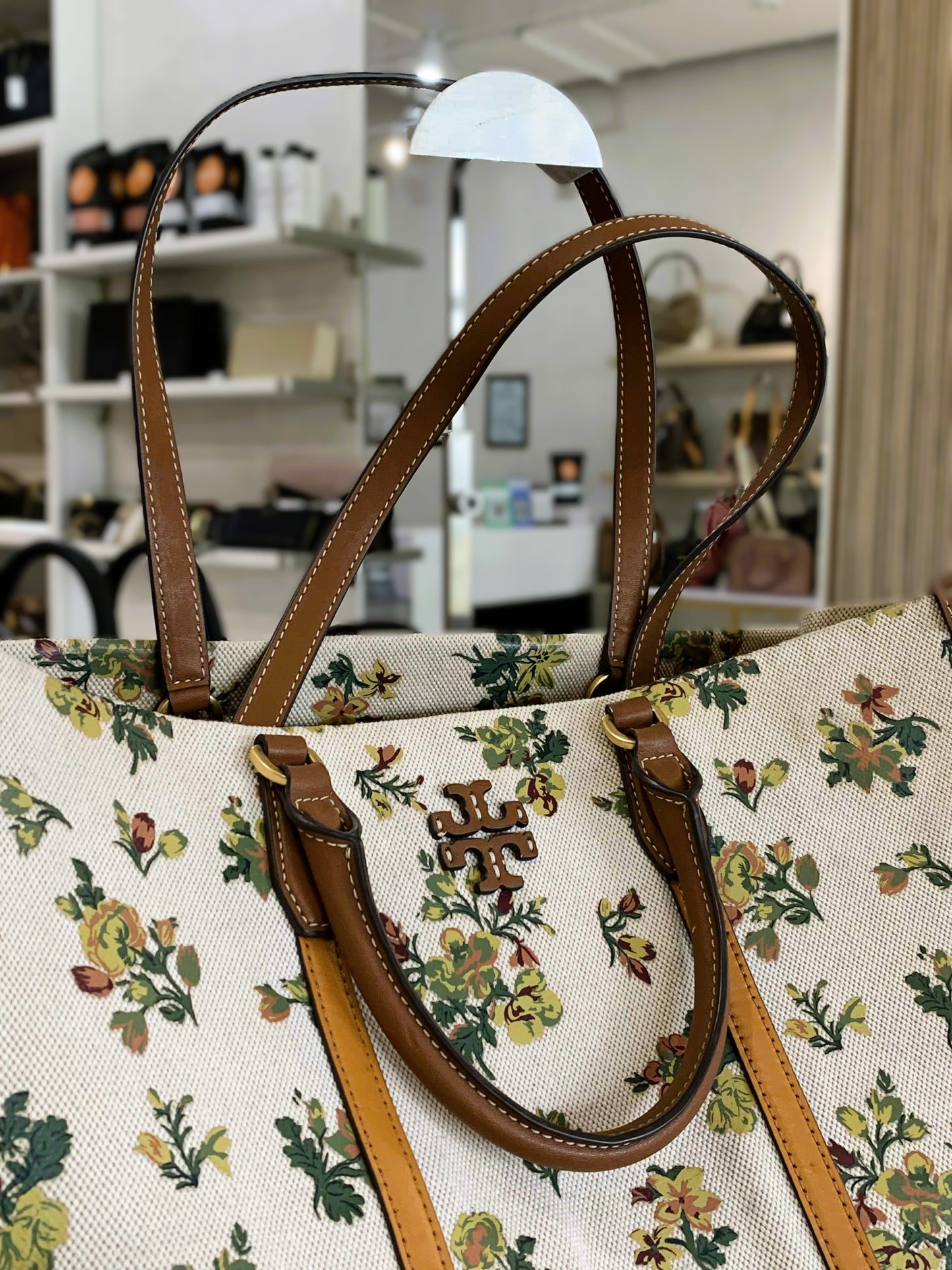 Tory Burch Blake Printed Canvas Jumbo Tote