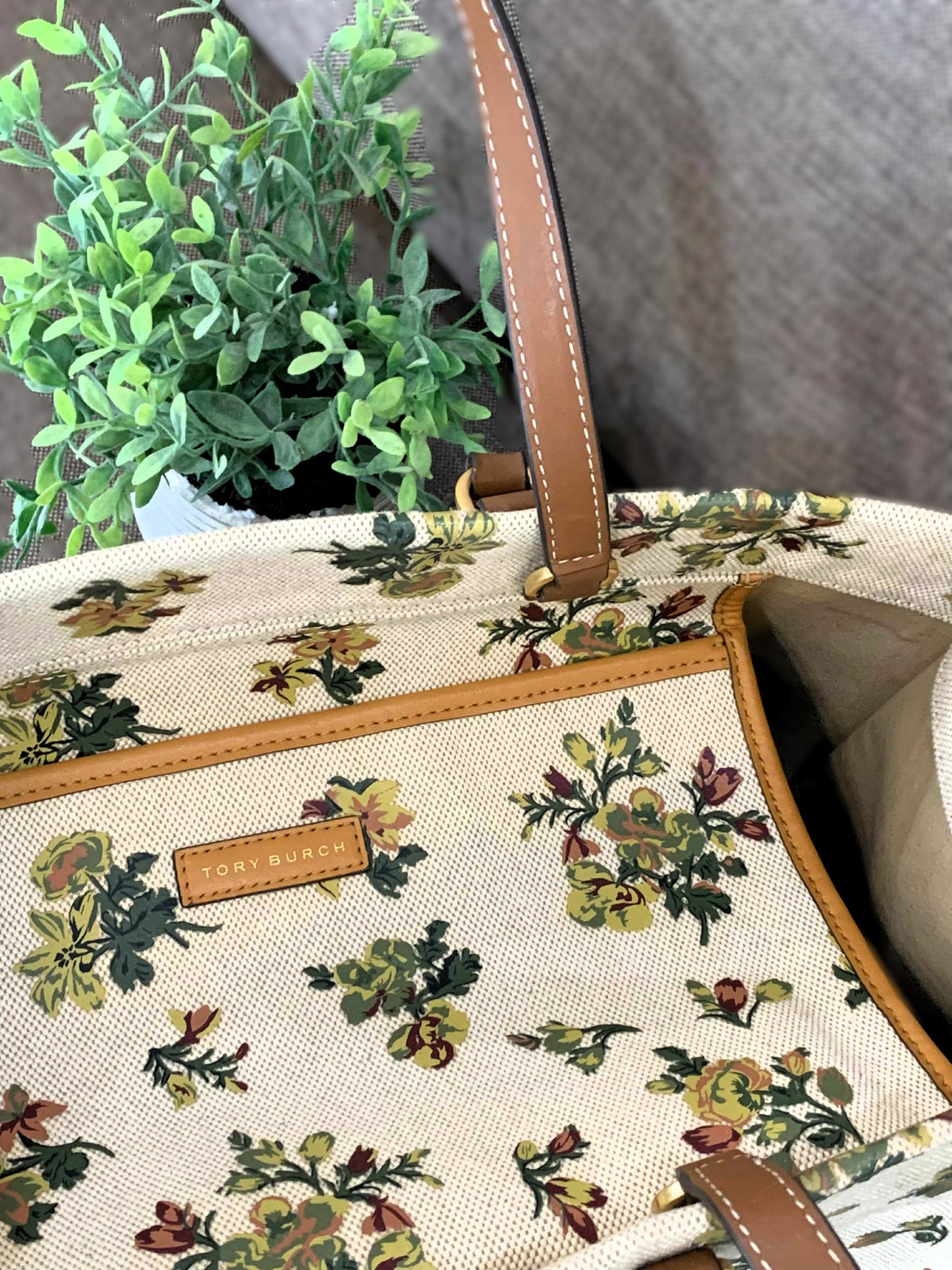 Tory Burch Blake Printed Canvas Jumbo Tote