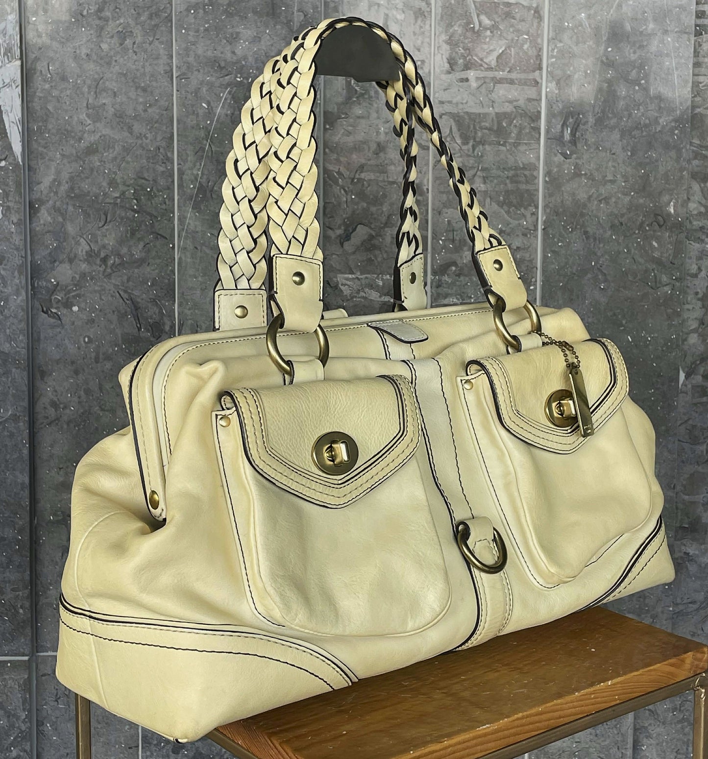 Coach Vintage Butter Yellow