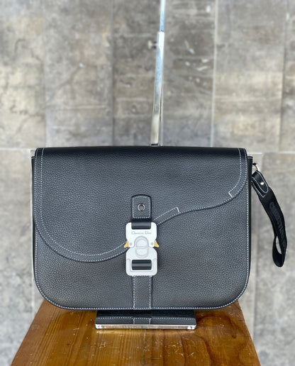 Dior Saddle Flap Clutch Bag