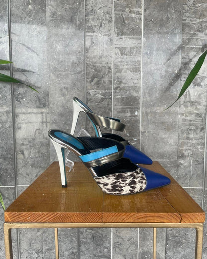 Fendi Roma Assymetric Pumps