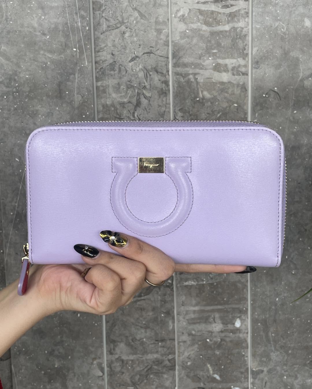Salvatore Ferragamo Gancini Long Wallet