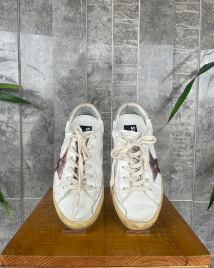 Golden Goose Pink Superstar Sneakers