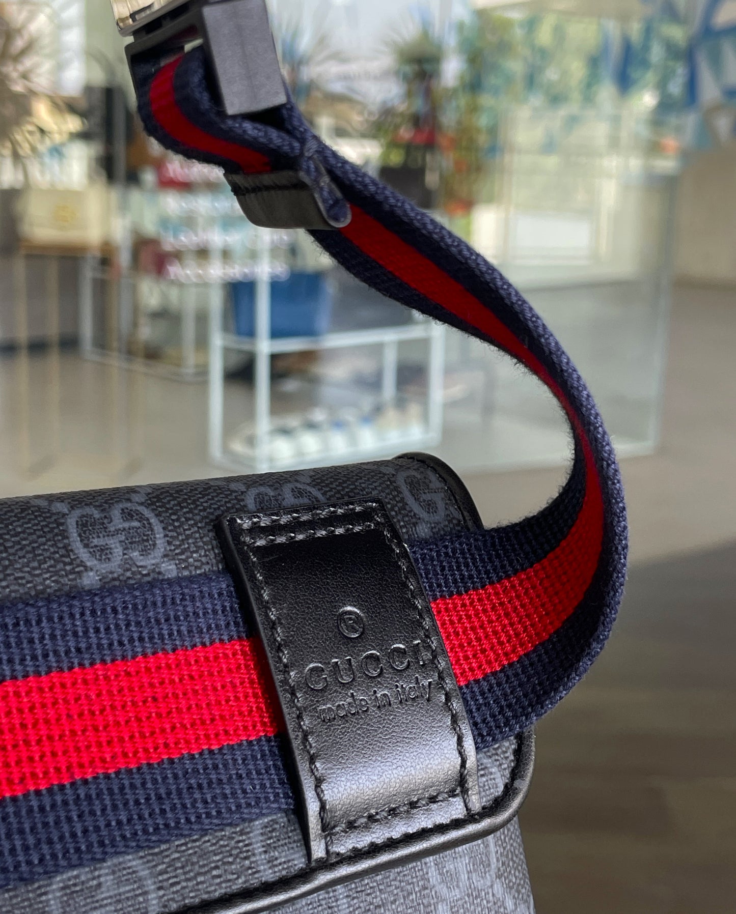 Gucci GG Black small belt bag