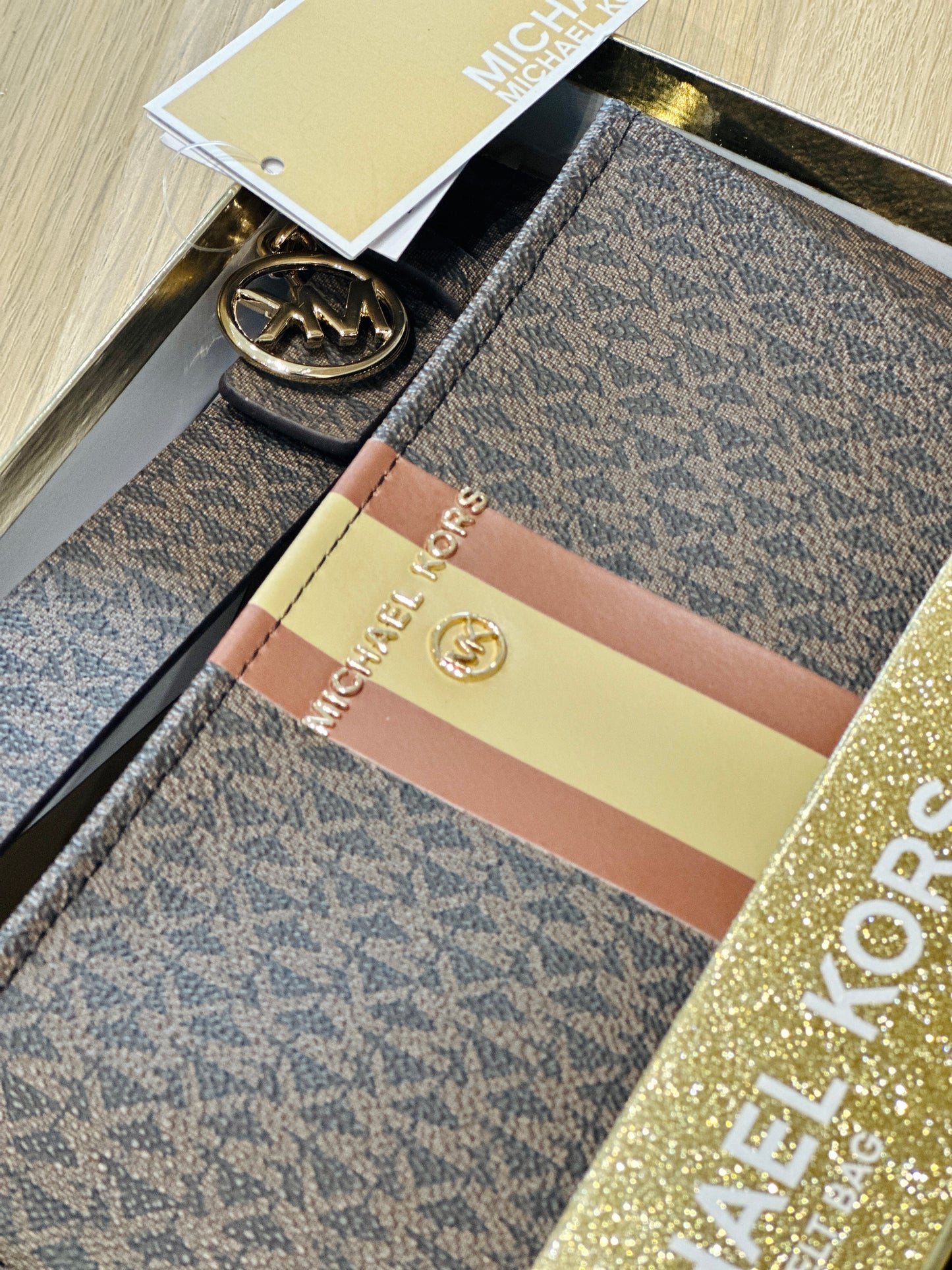 Michael Kors Signature Belt Wallet