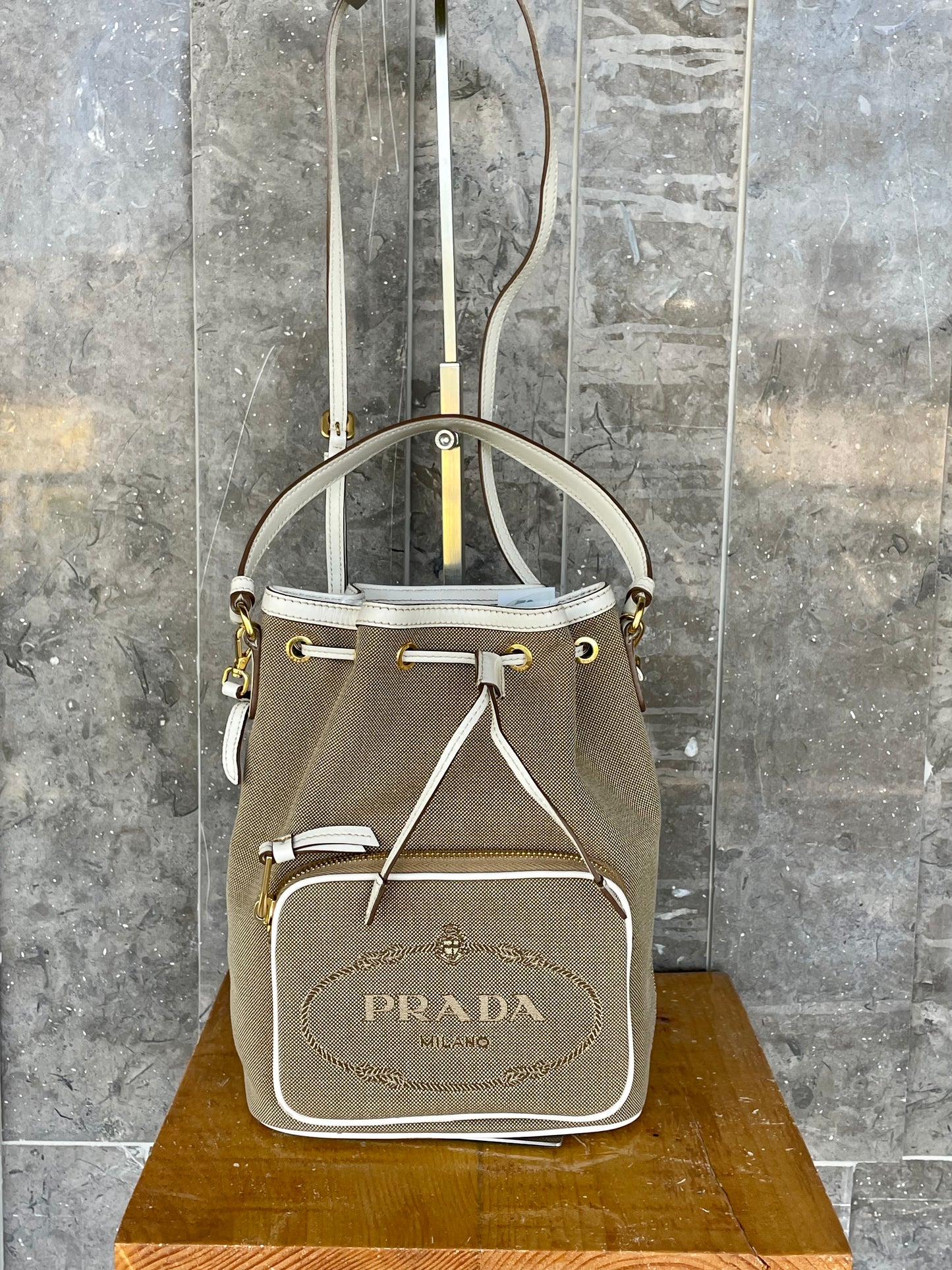 Prada Jacquard  Bucket