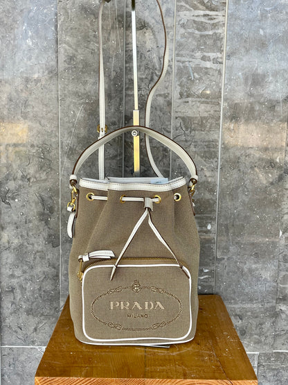 Prada Jacquard  Bucket