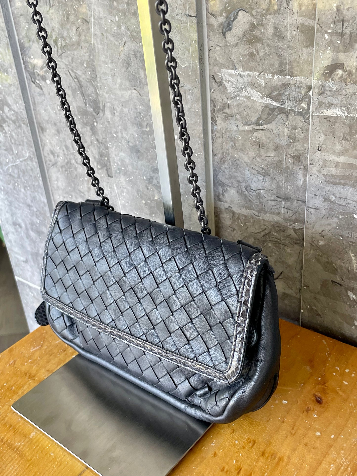 Bottega Veneta Nappa Intrecciato Black