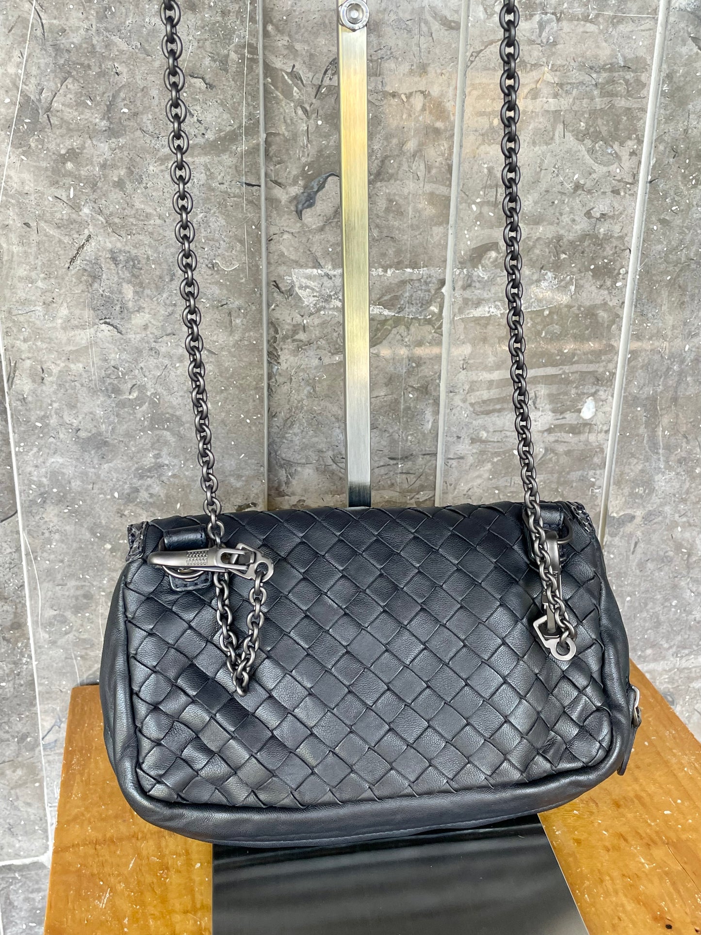 Bottega Veneta Nappa Intrecciato Black