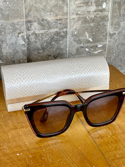 Jimmy Choo Ciara/ G/S Sunglasses Stylish Vavana Acetate Frame