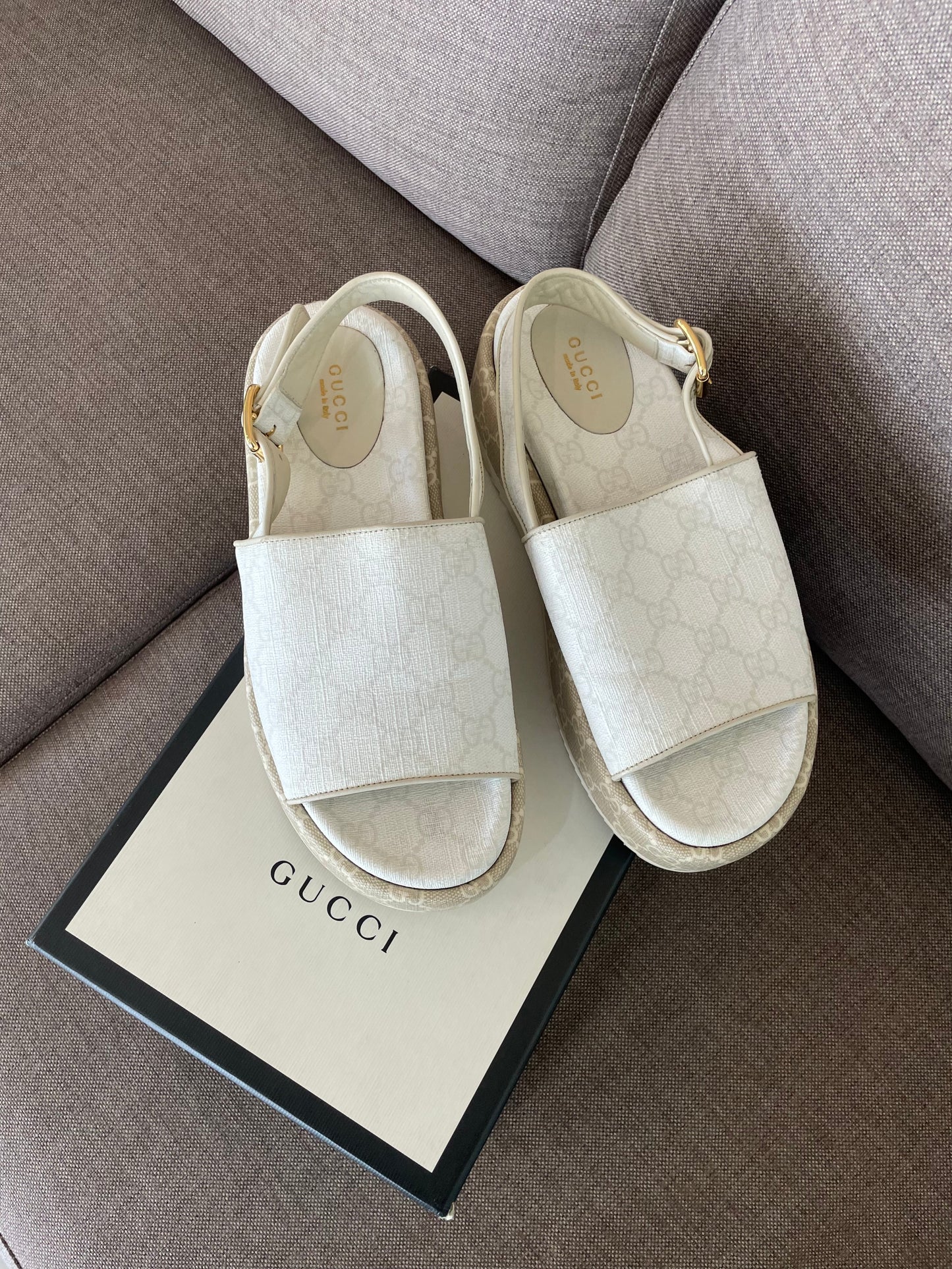 Gucci Platform Sandals US 8