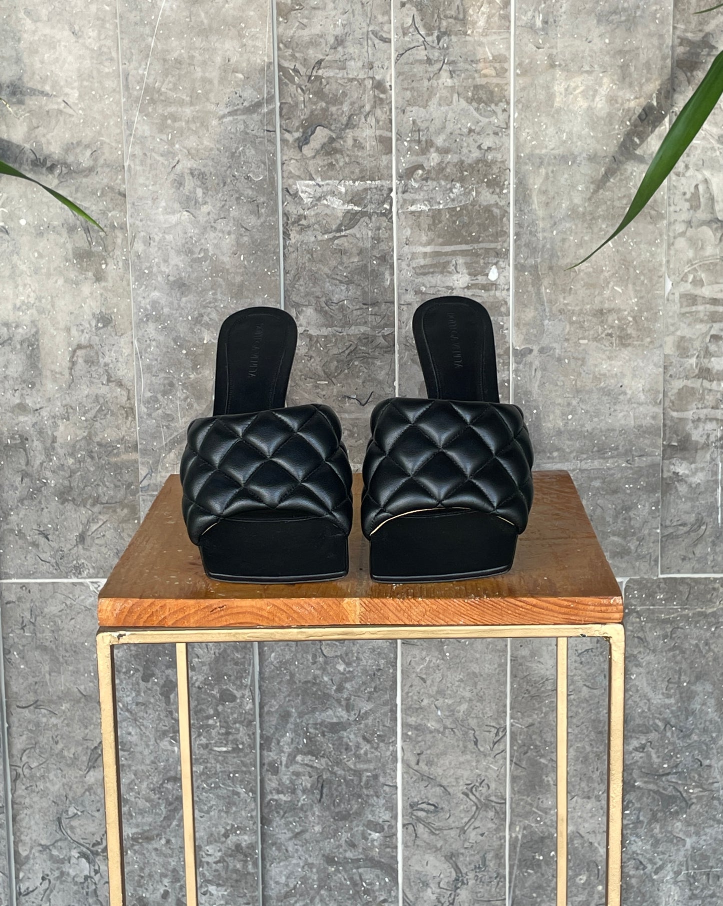 Bottega Veneta Padded Mule Sandal