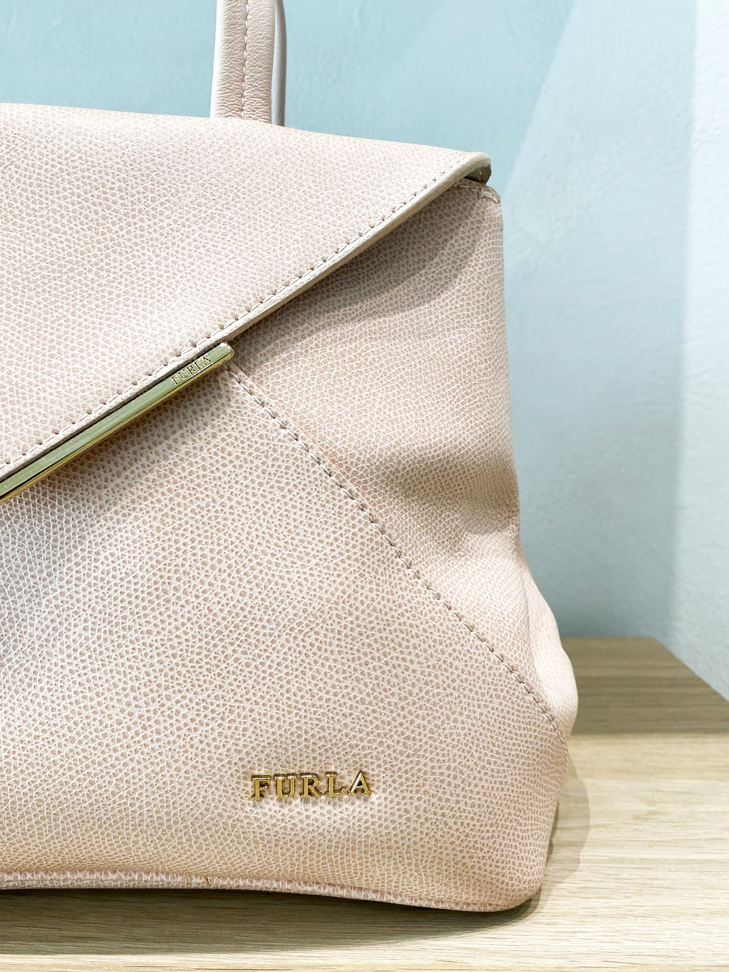 Furla Ivory Leather Bag