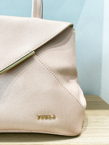 Furla Ivory Leather Bag