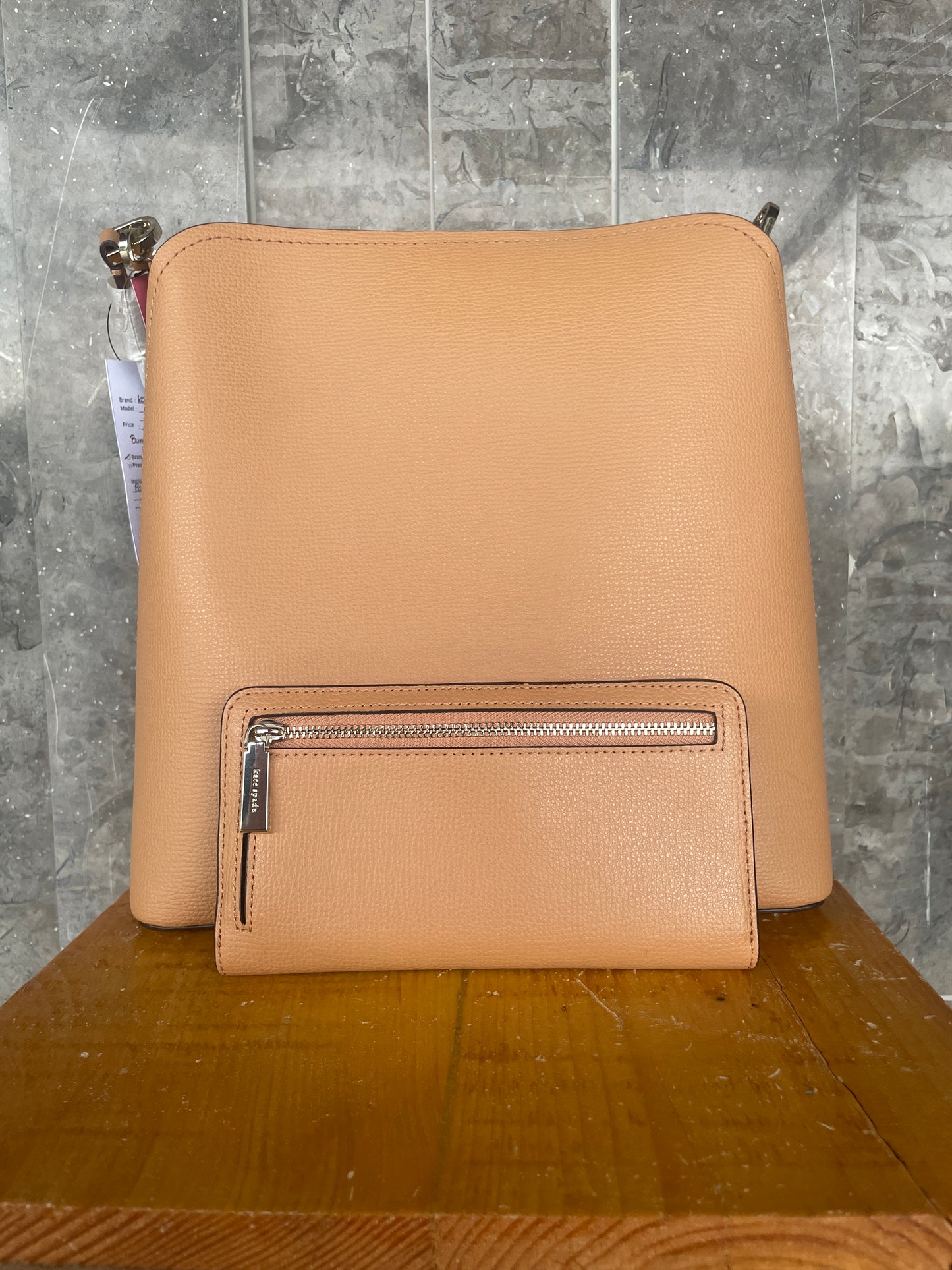 Kate Spade Darcy Large Bucket Bag and Large Slim Bifold Wallet Set