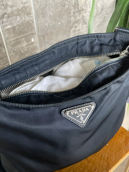 Prada Tessuto Nylon Flat Messenger Bag