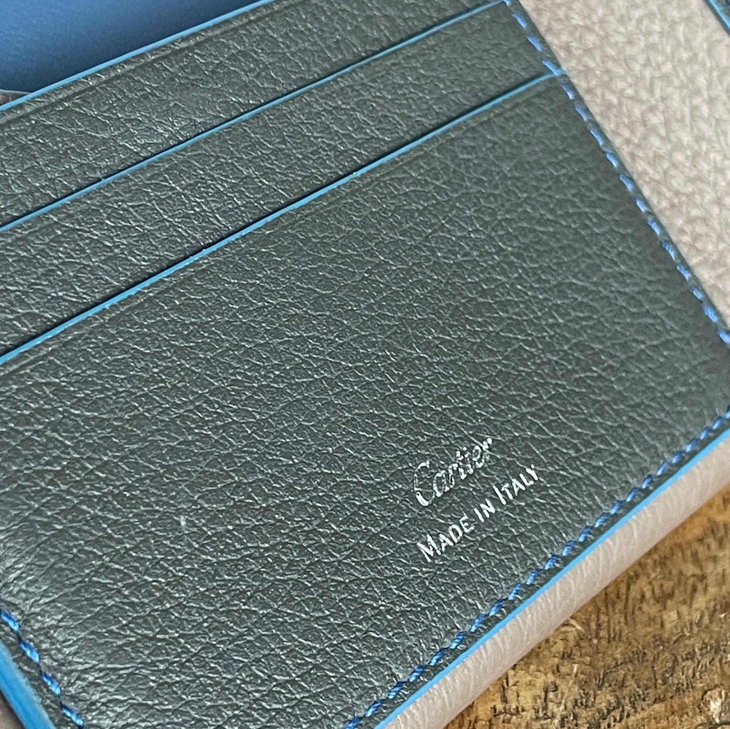 Cartier Men's  Gray Wallet