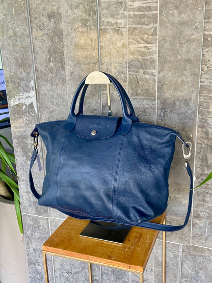 Longchamp Le Pliage Cuir Tote