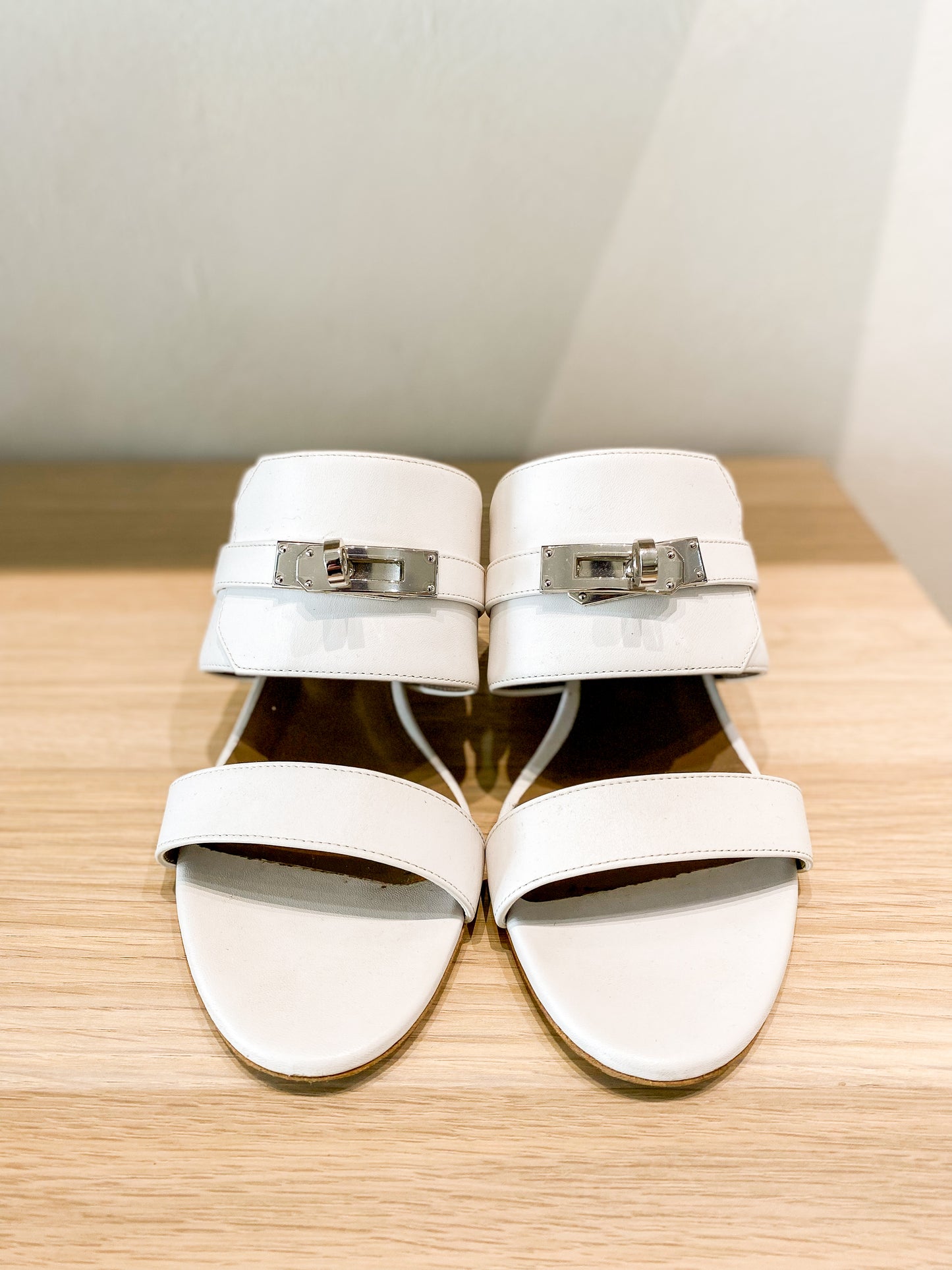 Hermes Ovation Kelly Block Heels US 6