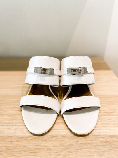 Hermes Ovation Kelly Block Heels US 6