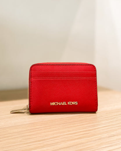 Michael Kors Medium Jet Set Travel Zip Around Pouch Wallet