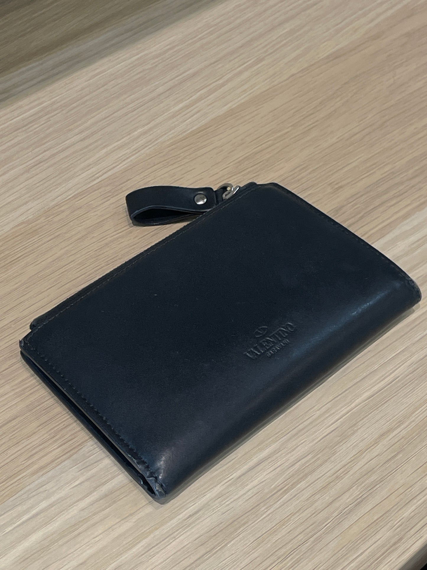 Valentino Wallet VLTN Zip Card Holder