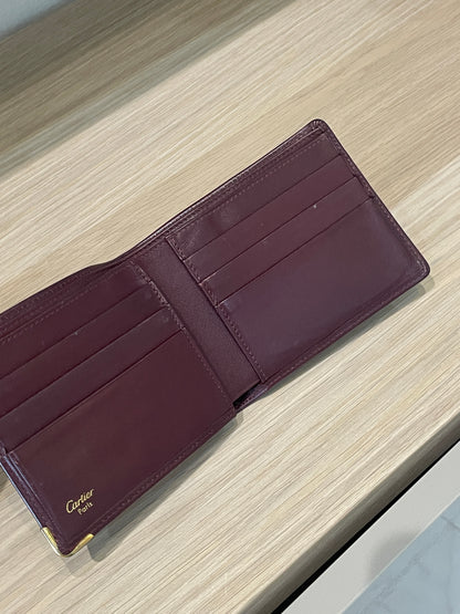 Cartier Maroon Wallet