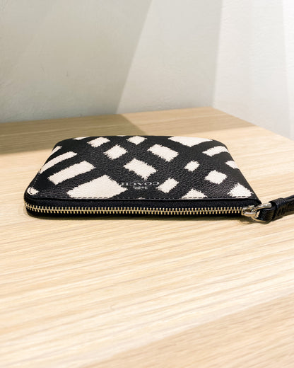 Coach Corner Zip Wristlet