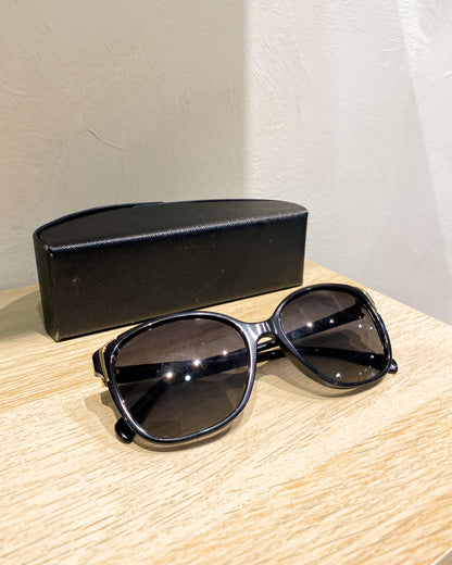 Prada Women’s Black and Tan Sunglasses