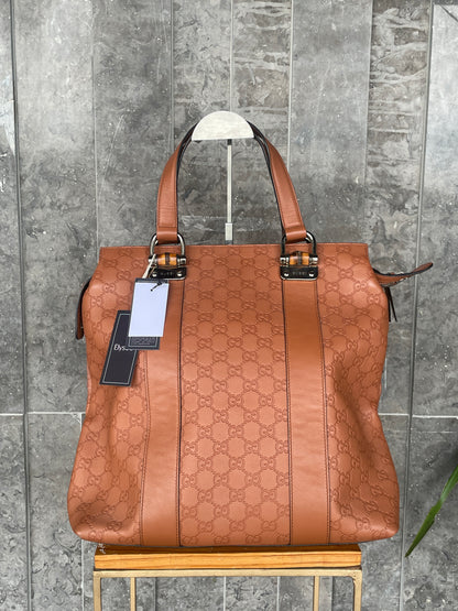 Gucci Vintage Bamboo Tote