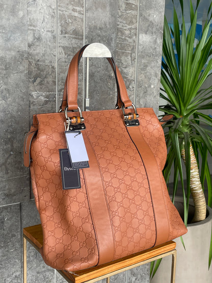 Gucci Vintage Bamboo Tote
