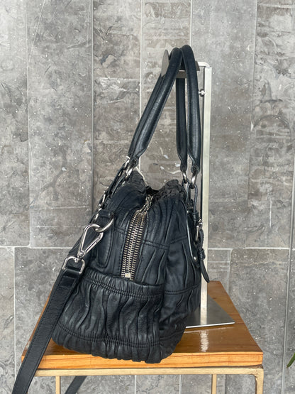 Prada Nappa Leather Graufre