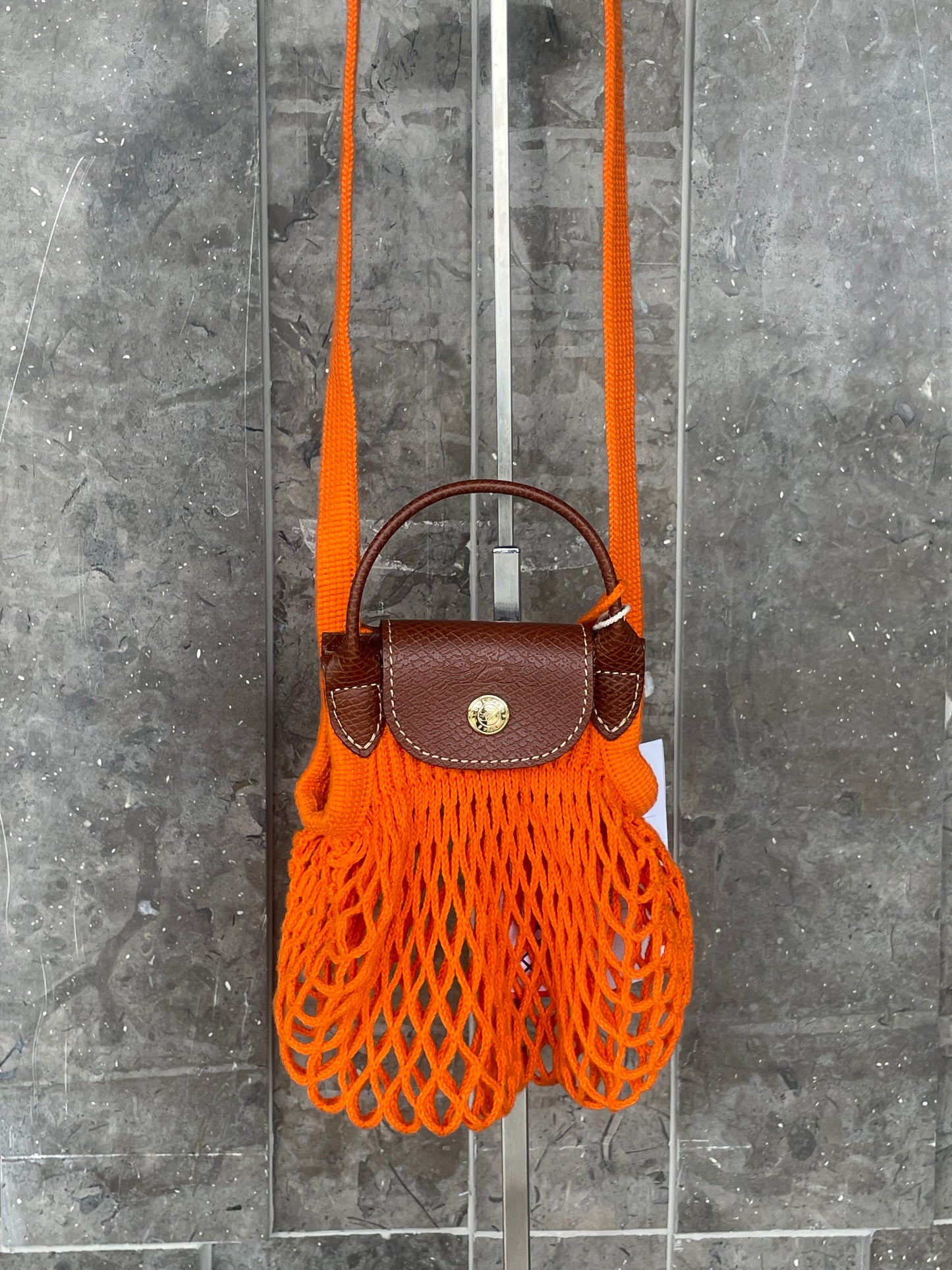 Longchamp Filet Micro orange