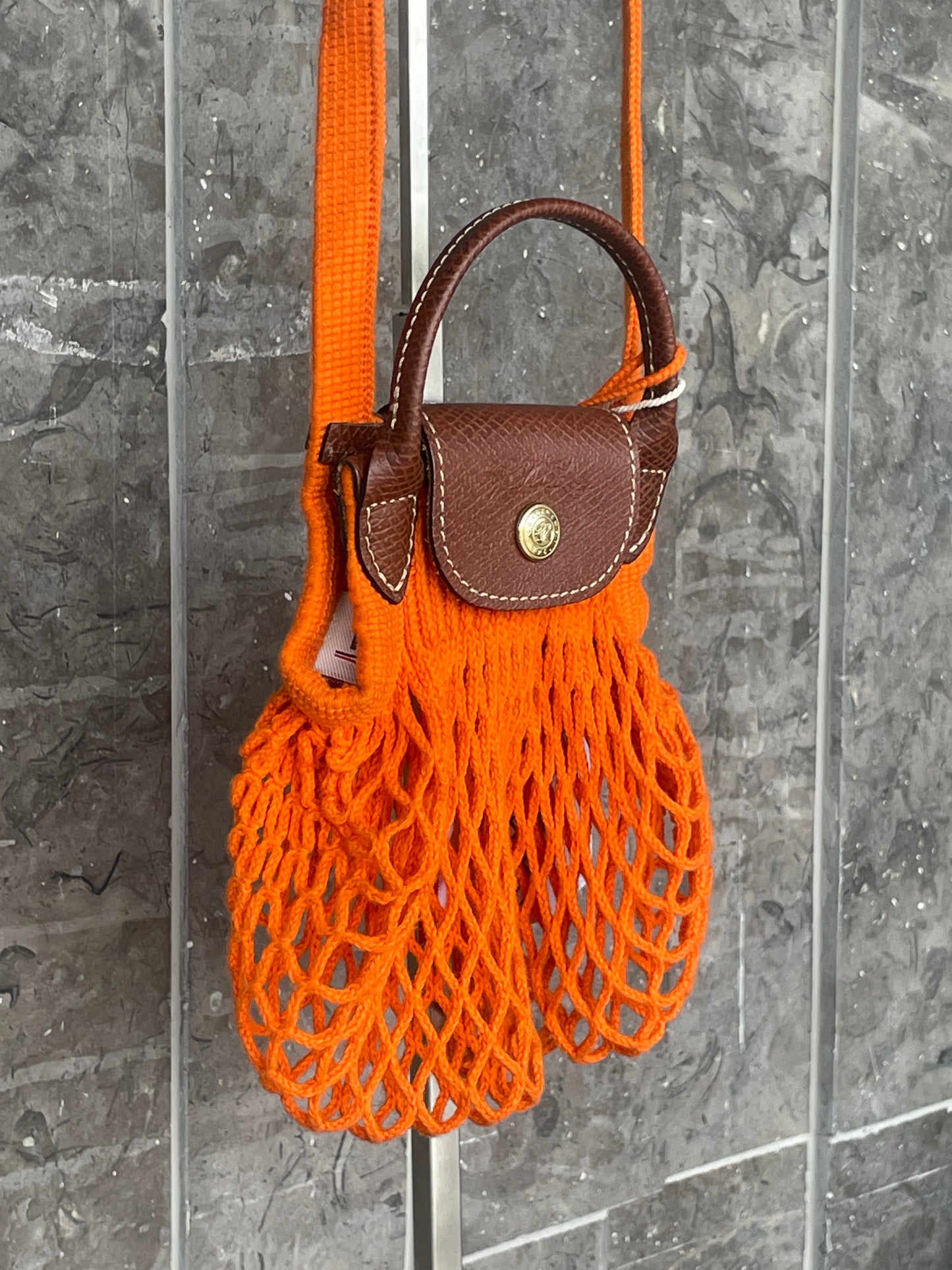 Longchamp Filet Micro orange