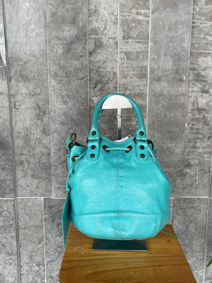 Balenciaga Pompon blue green