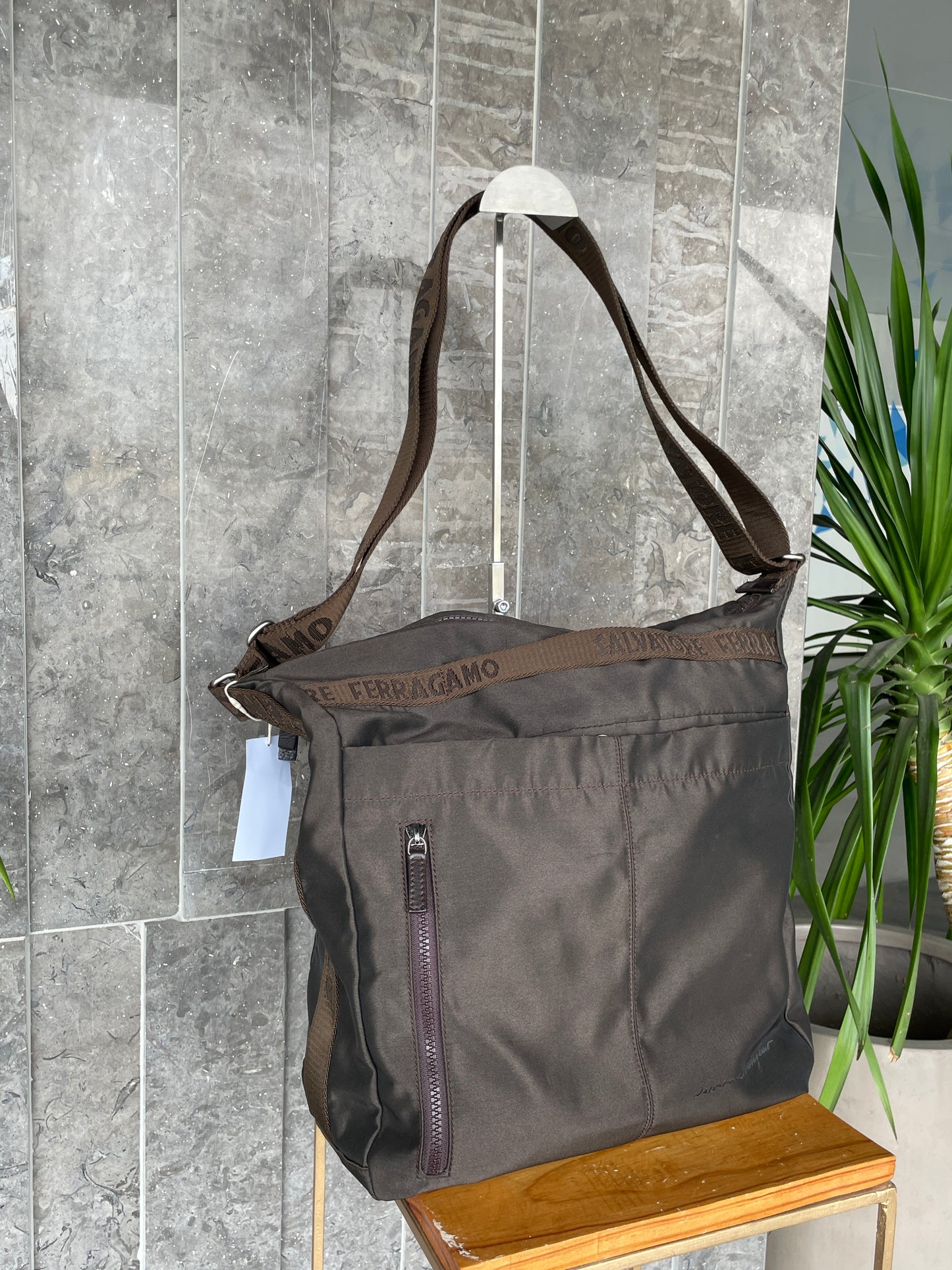 Salvator Ferragamo Nylon Messenger