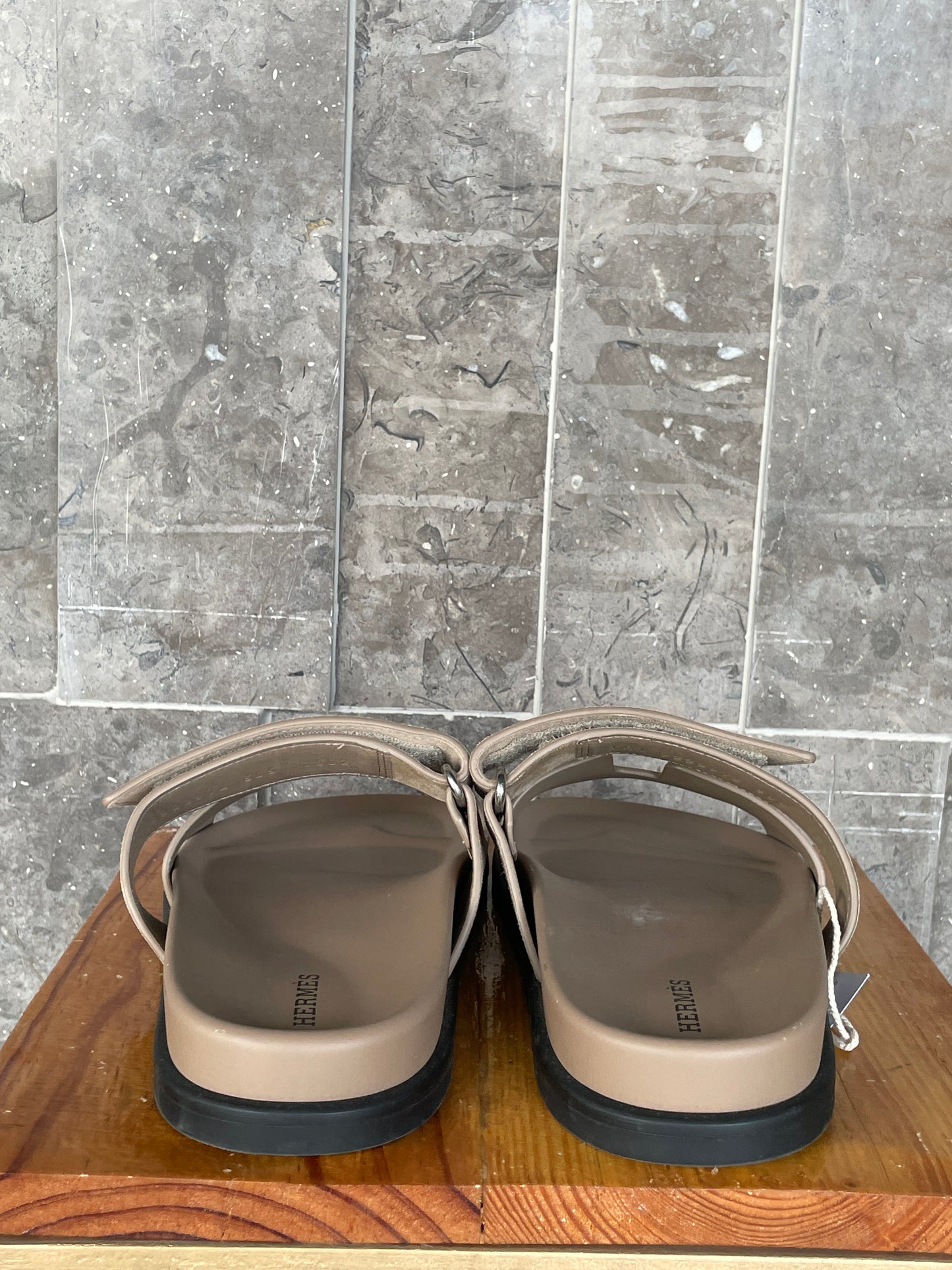 Hermes Chypre Sandal in Beige