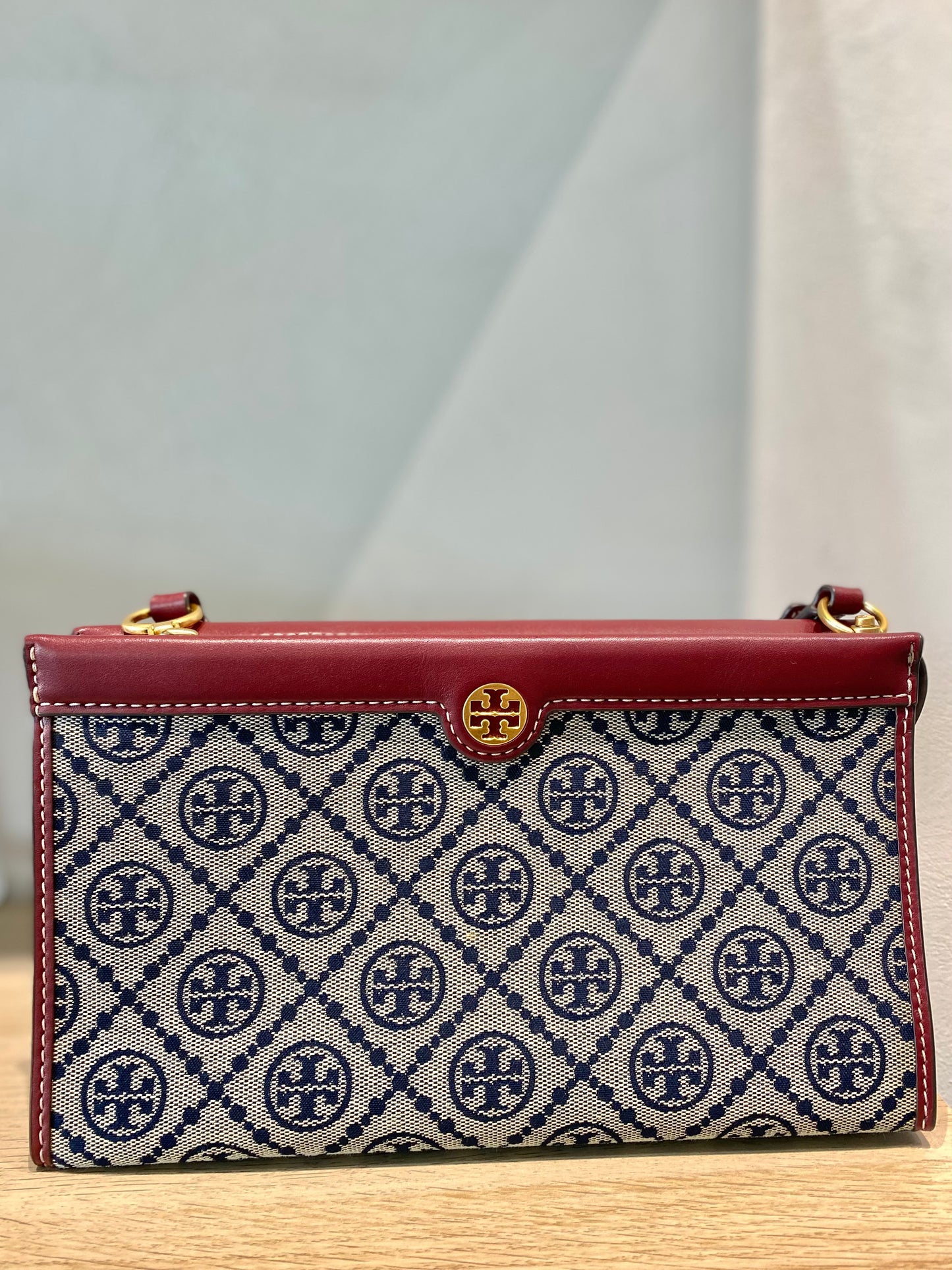 Tory Burch T Monogram Jacquard Mini Pouchette