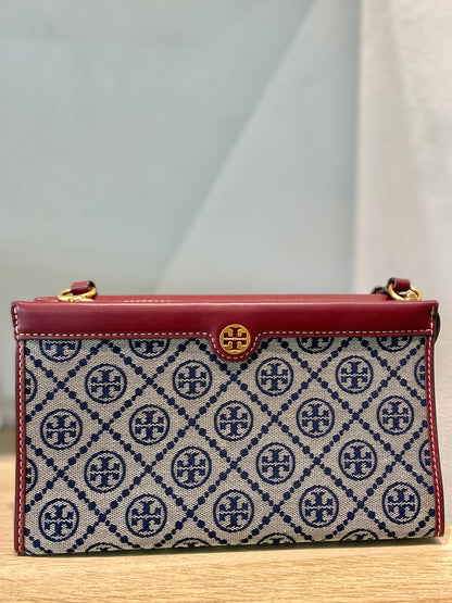 Tory Burch T Monogram Jacquard Mini Pouchette