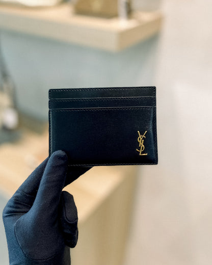 YSL Tiny Cassandre Open Card Case