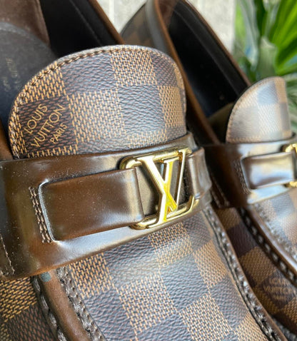 LV Major Loafers Damier Ebene Canvas