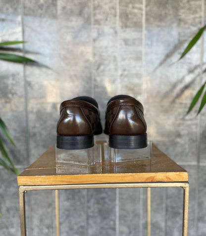 LV Major Loafers Damier Ebene Canvas