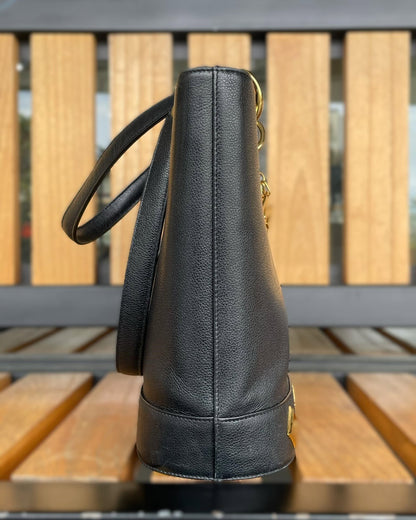 MCM Black Bucket Bag