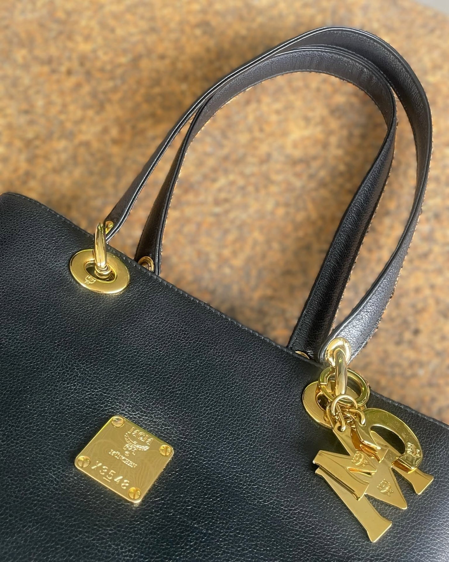 MCM Black Bucket Bag