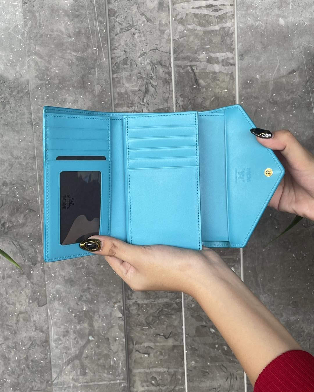 MCM Envelope Trifold Wallet