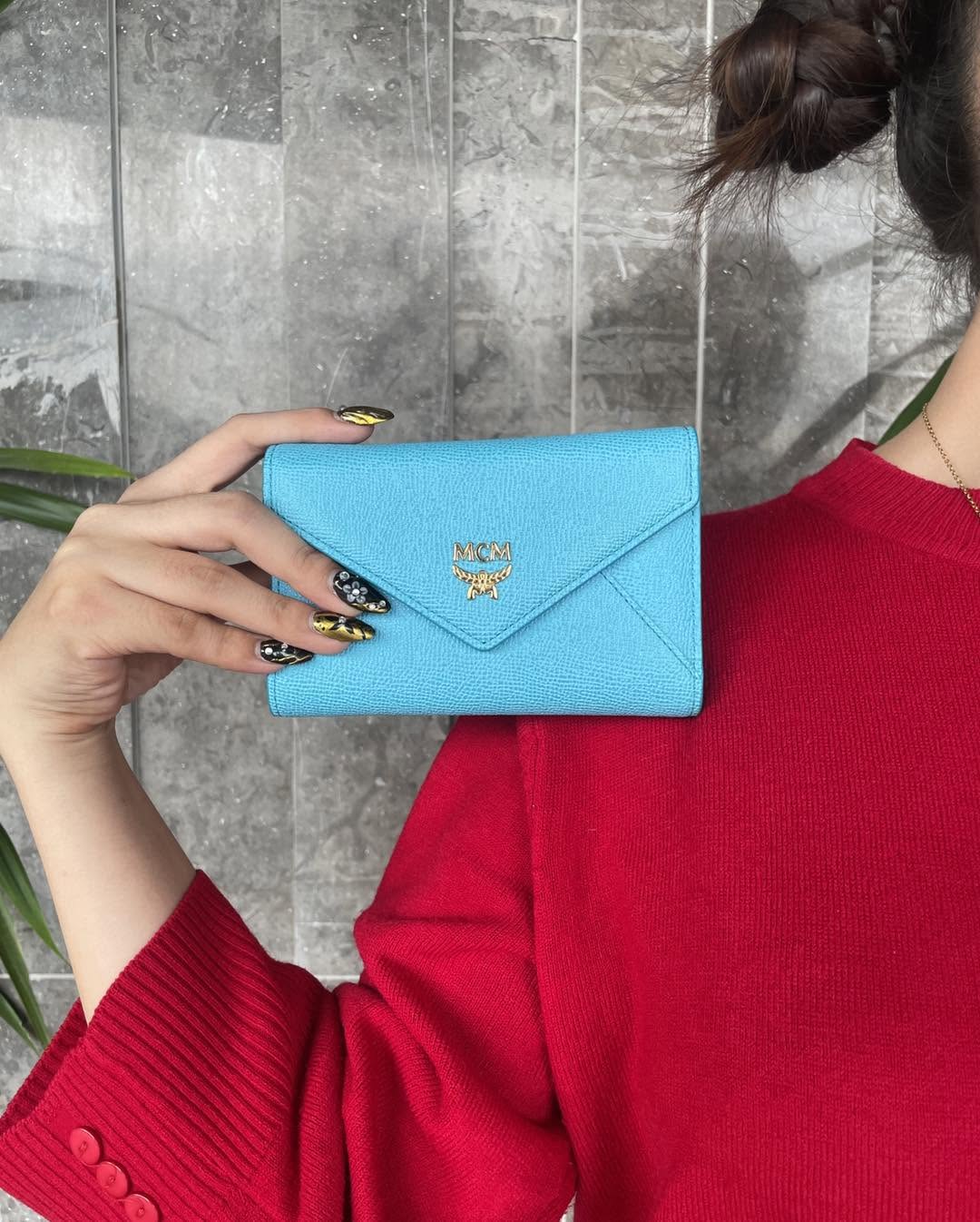 MCM Envelope Trifold Wallet
