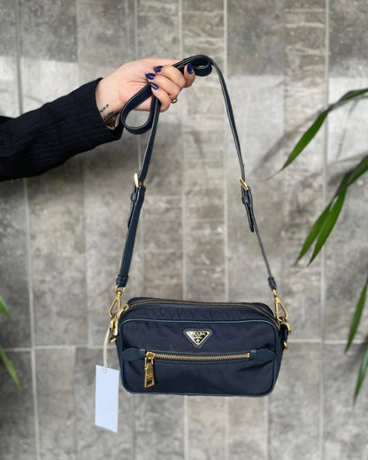 Prada Blue Camera Sling Bag