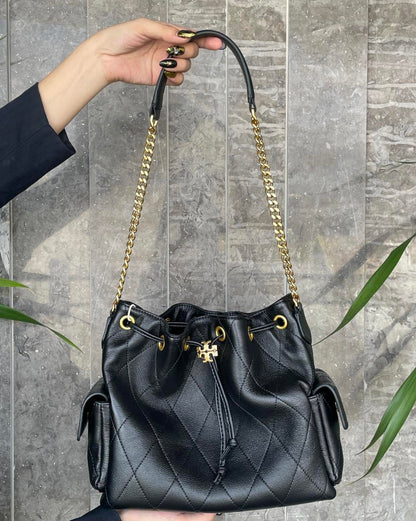 Tory Burch Charlie Quilted Shoulder Bag