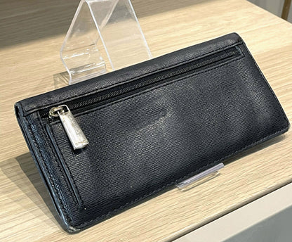 Coach Long Snap Saffiano Leather